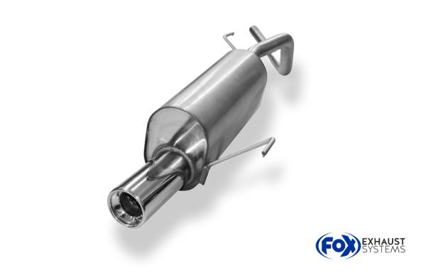 Endschalldämpfer - 1x90 Typ 13 passend für: Toyota Starlet